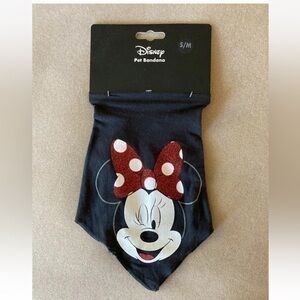 DISNEY Minnie Mouse Pet Bandana Sz S/M NEW